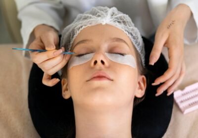 high-angle-woman-wearing-eye-patches-1